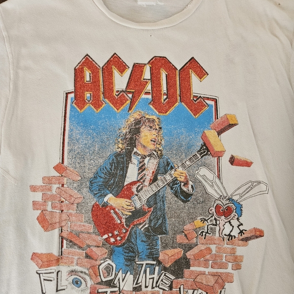 AC/DC Shirt Fly On The Wall Tour Band Music Metal Concert - Picture 2 of 8